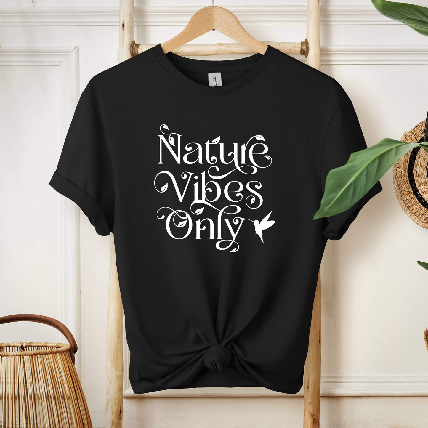 015-08 Nature Vibes Only Dark T-Shirt