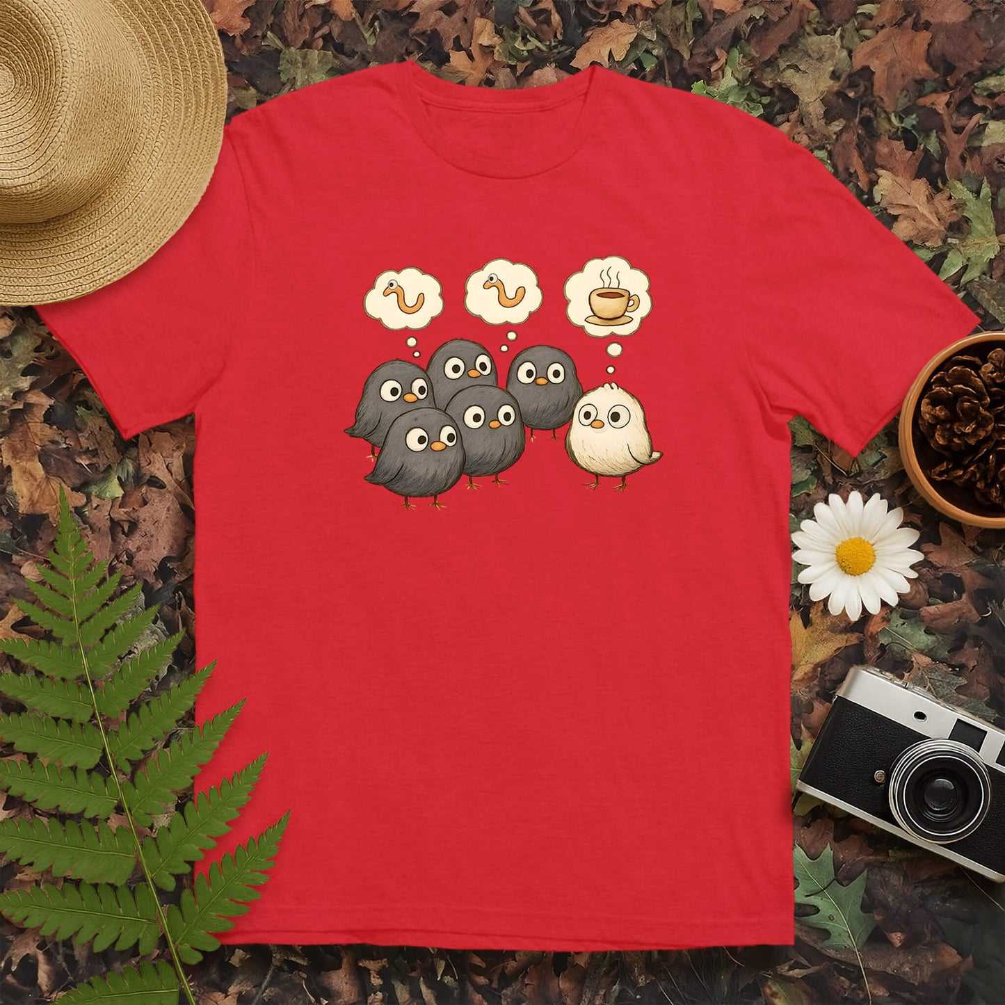 Coffee Bird T-Shirt