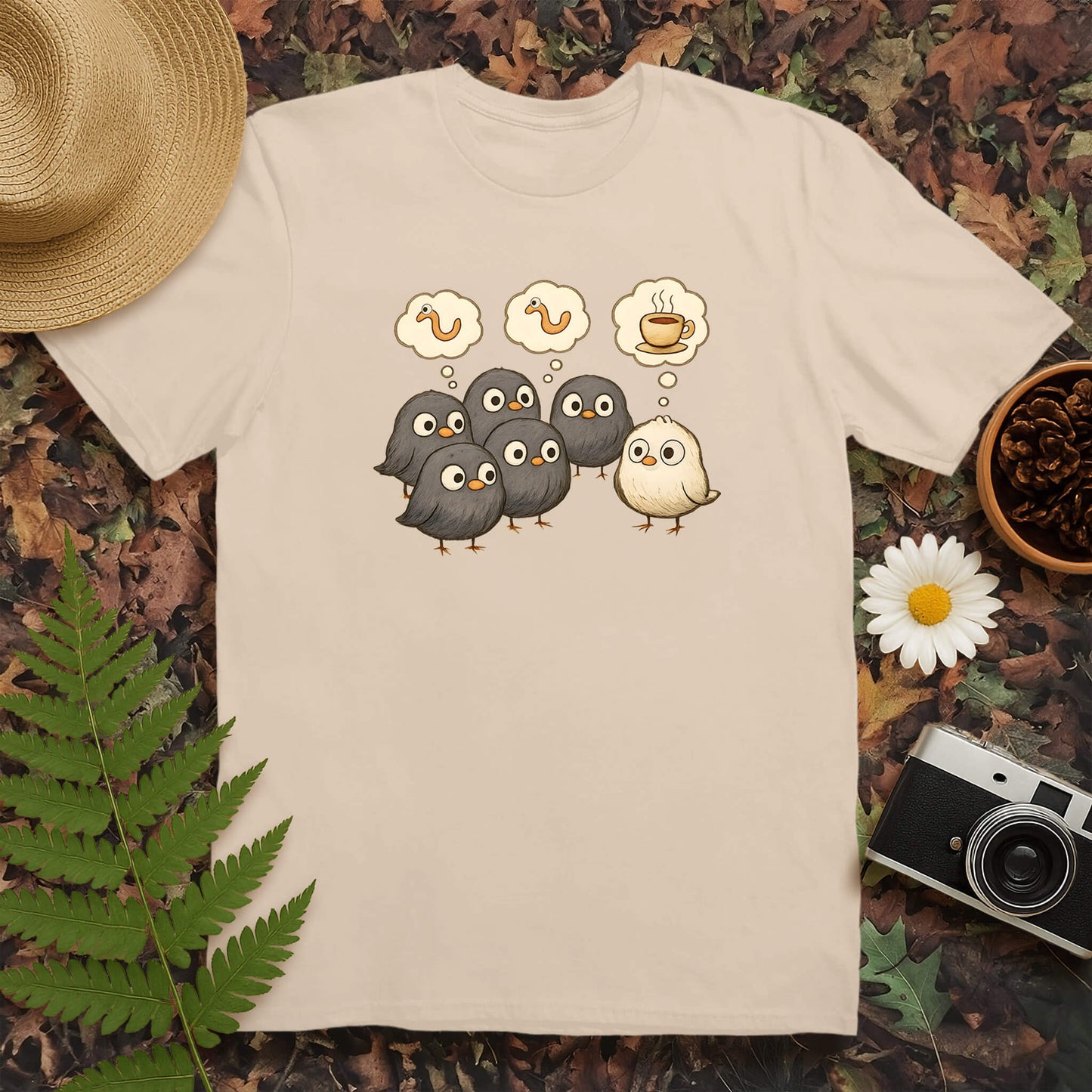 Coffee Bird T-Shirt