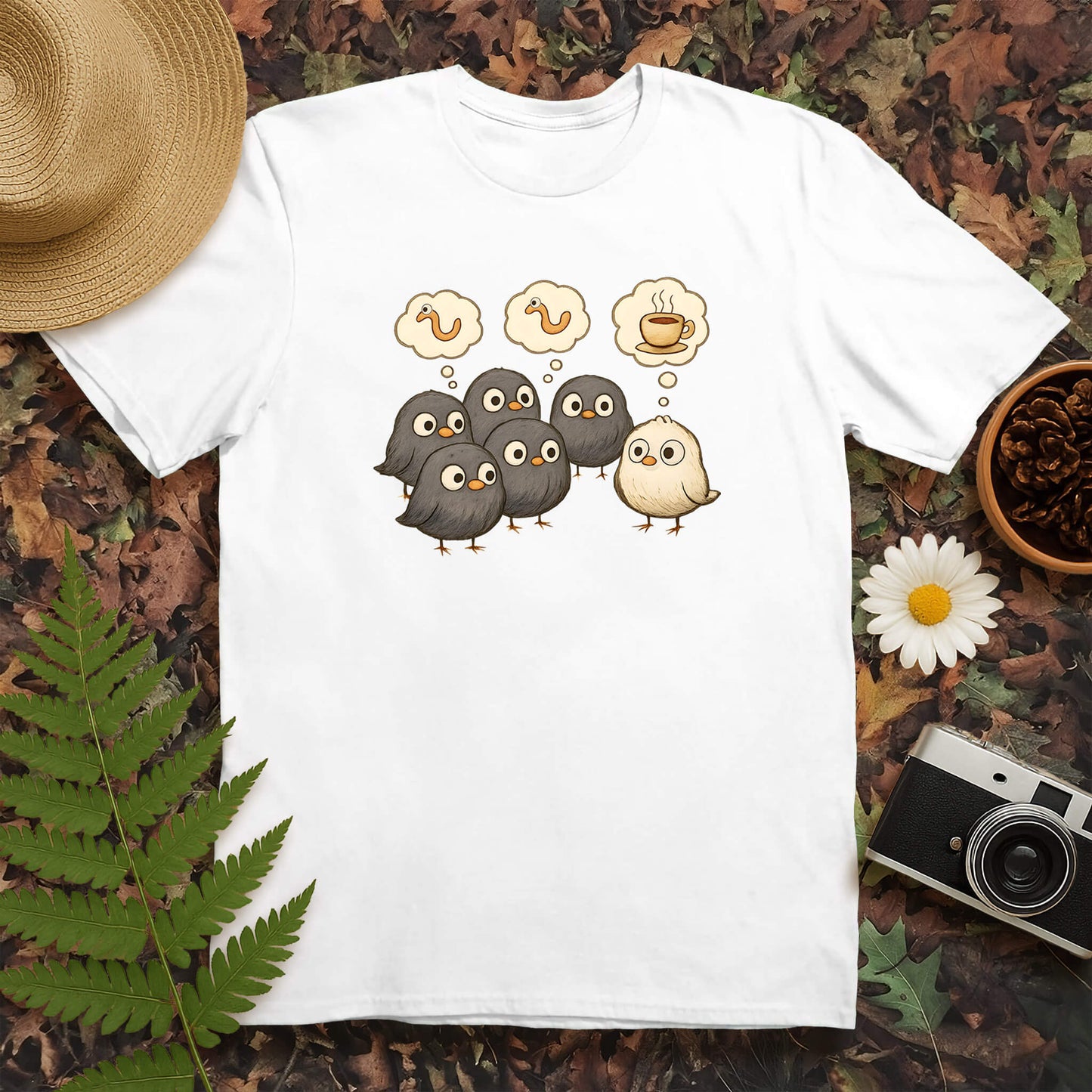 Coffee Bird T-Shirt