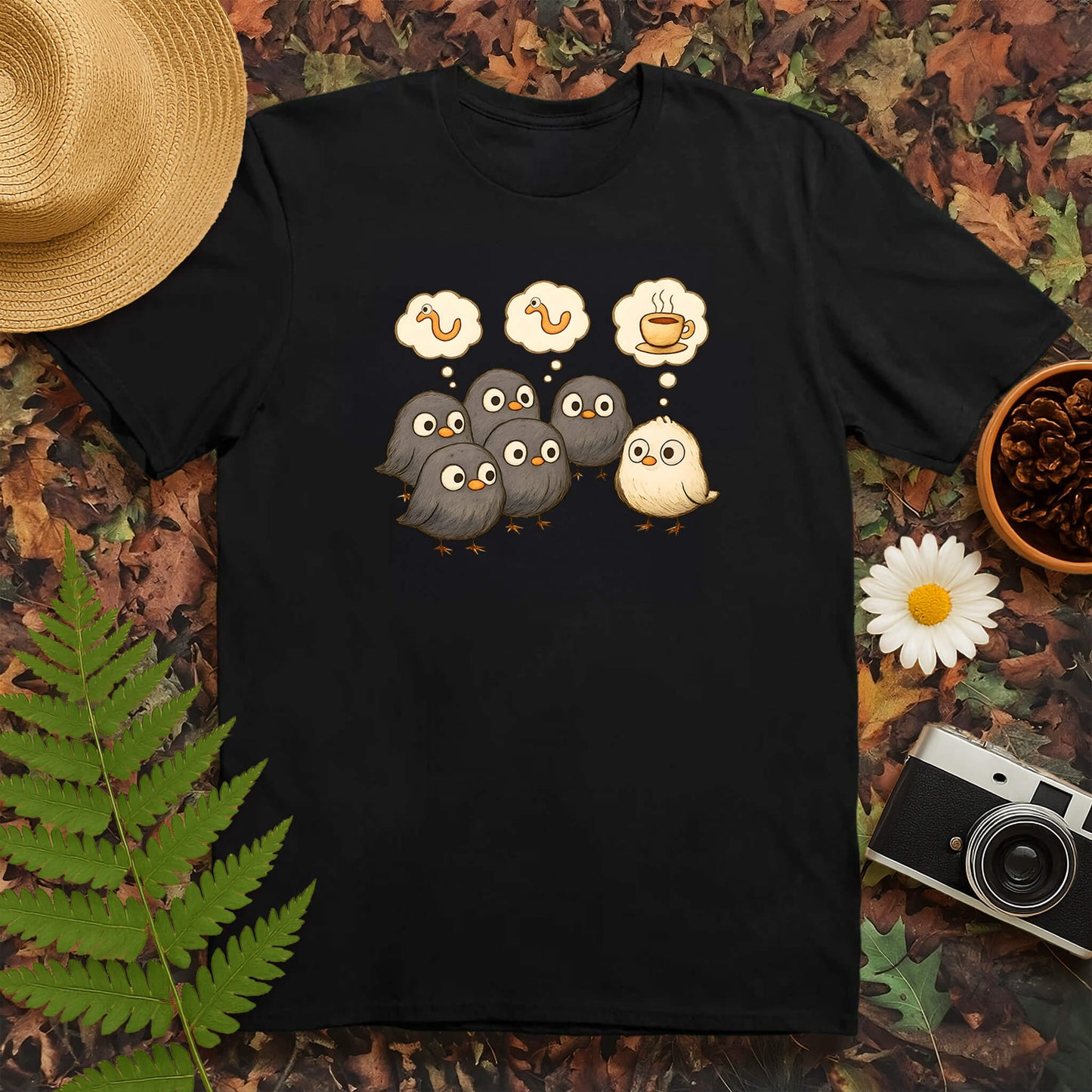 Coffee Bird T-Shirt