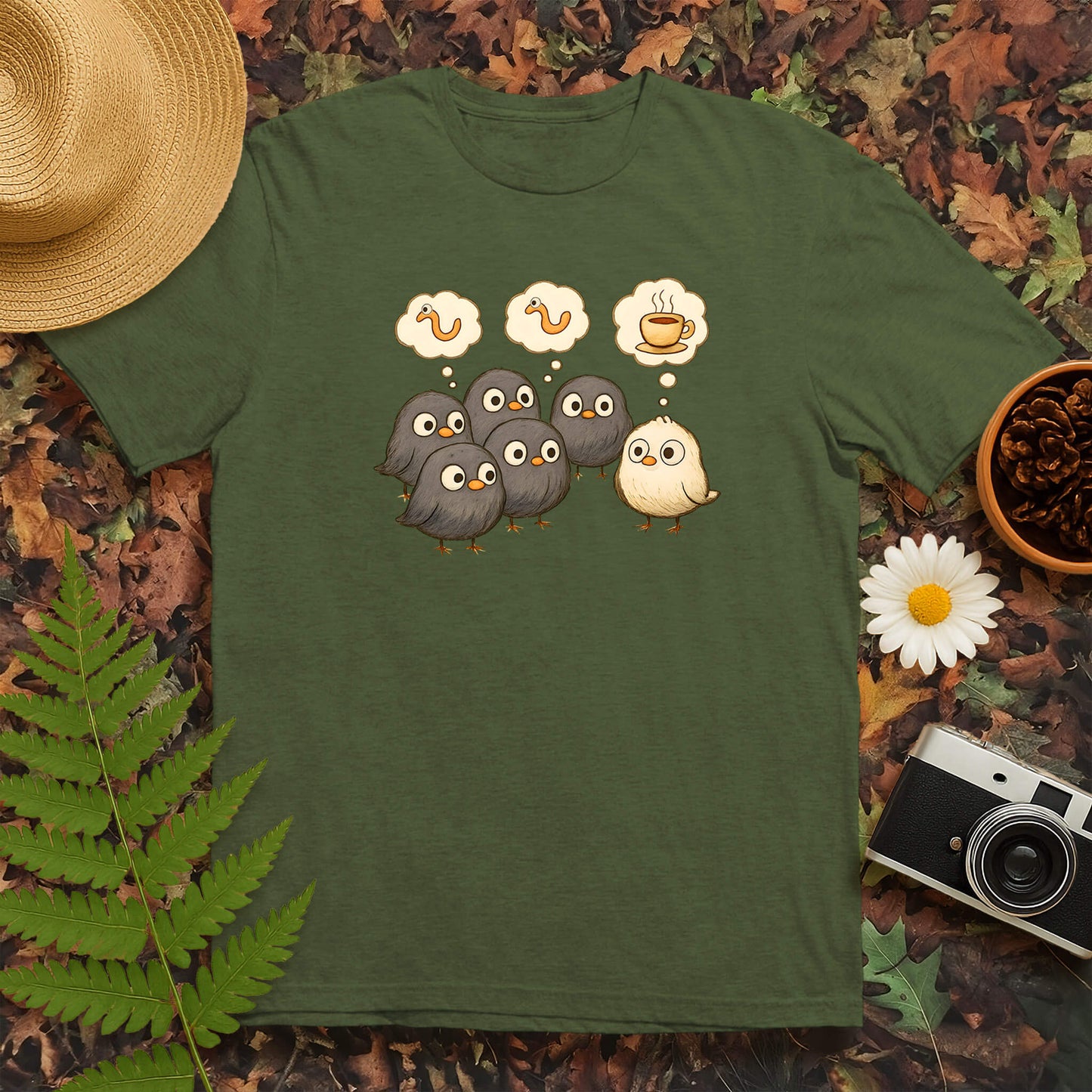 Coffee Bird T-Shirt