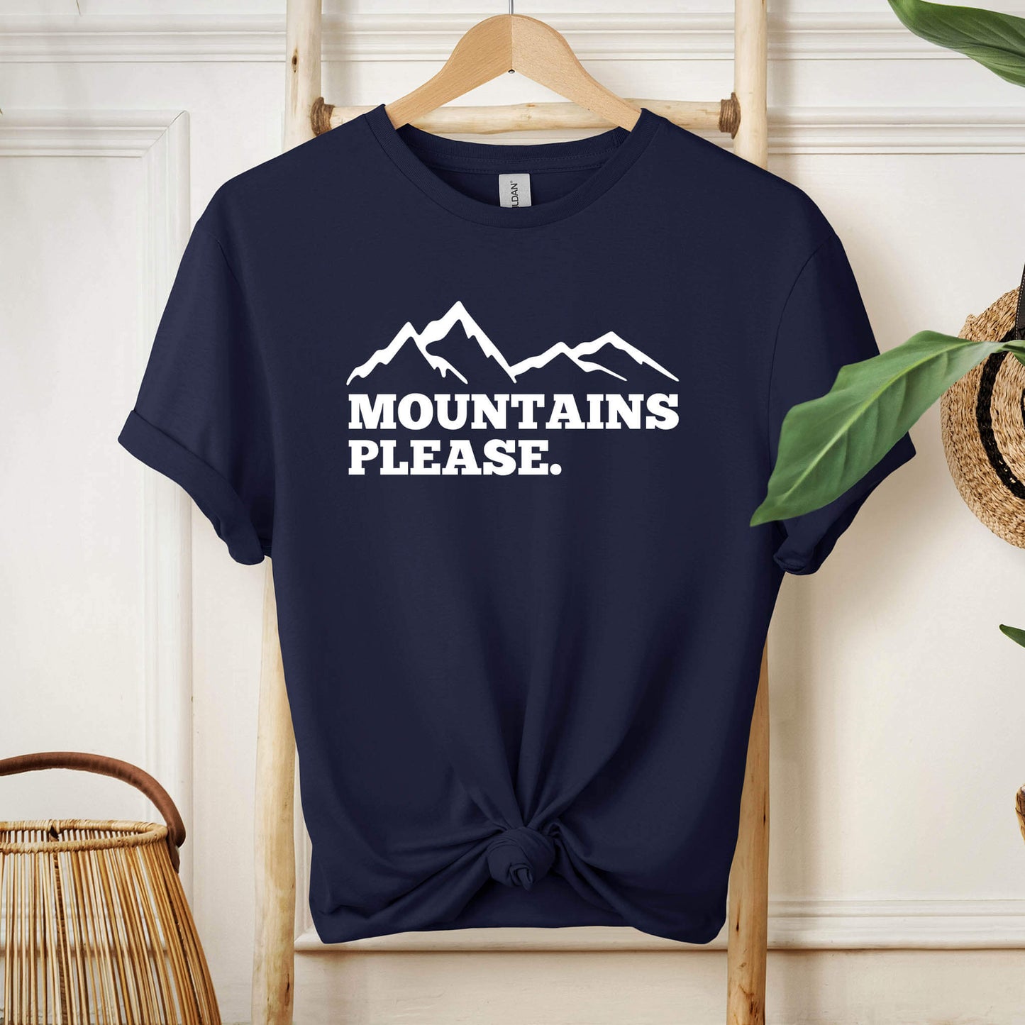 003-09 Mountain Please Dark T-Shirt