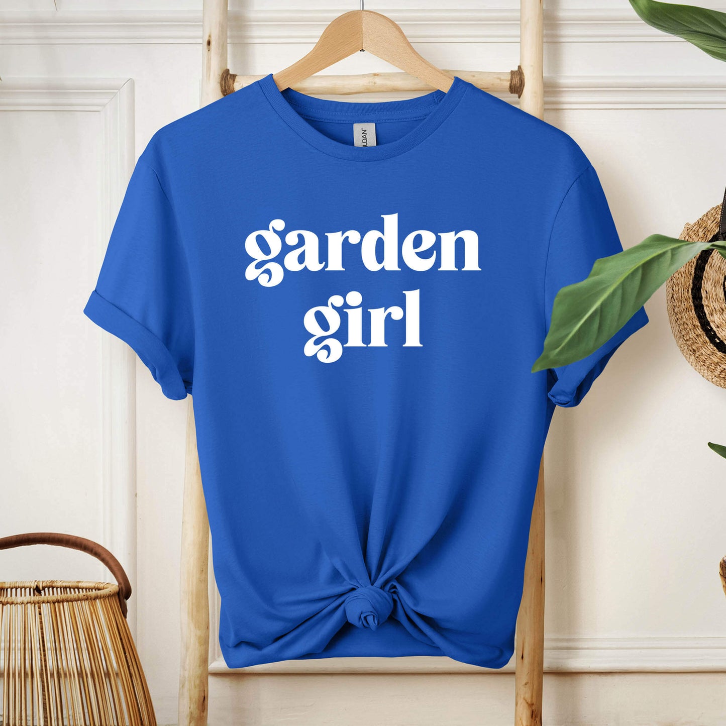 004-02 Garden Girl Dark T-Shirt