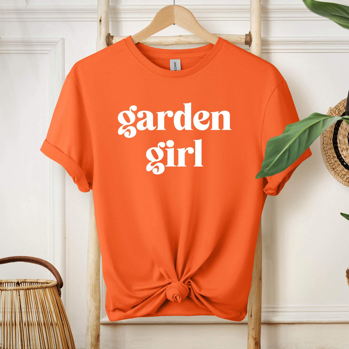 004-02 Garden Girl Dark T-Shirt