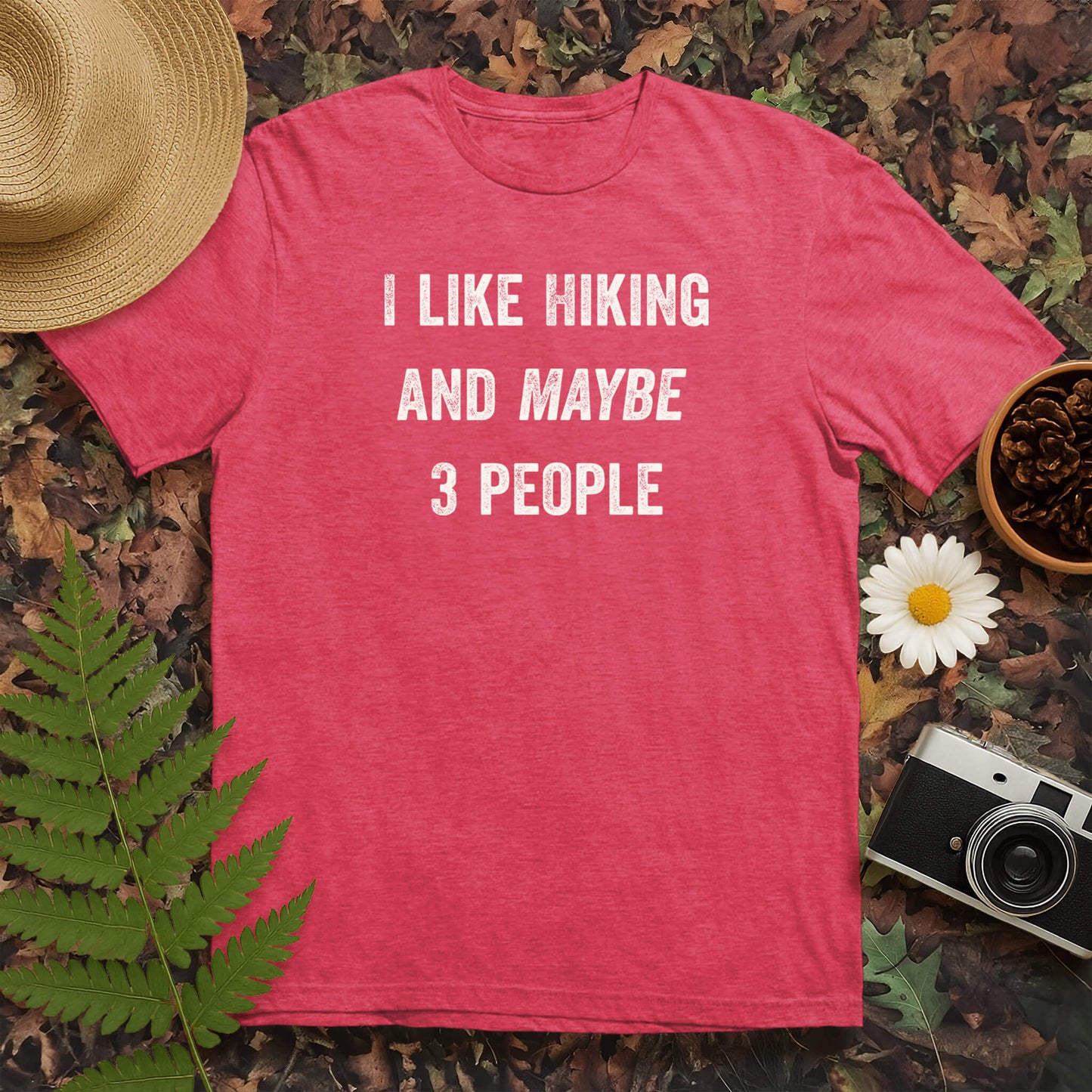 I Like Hiking and Maybe 3 People T-Shirt