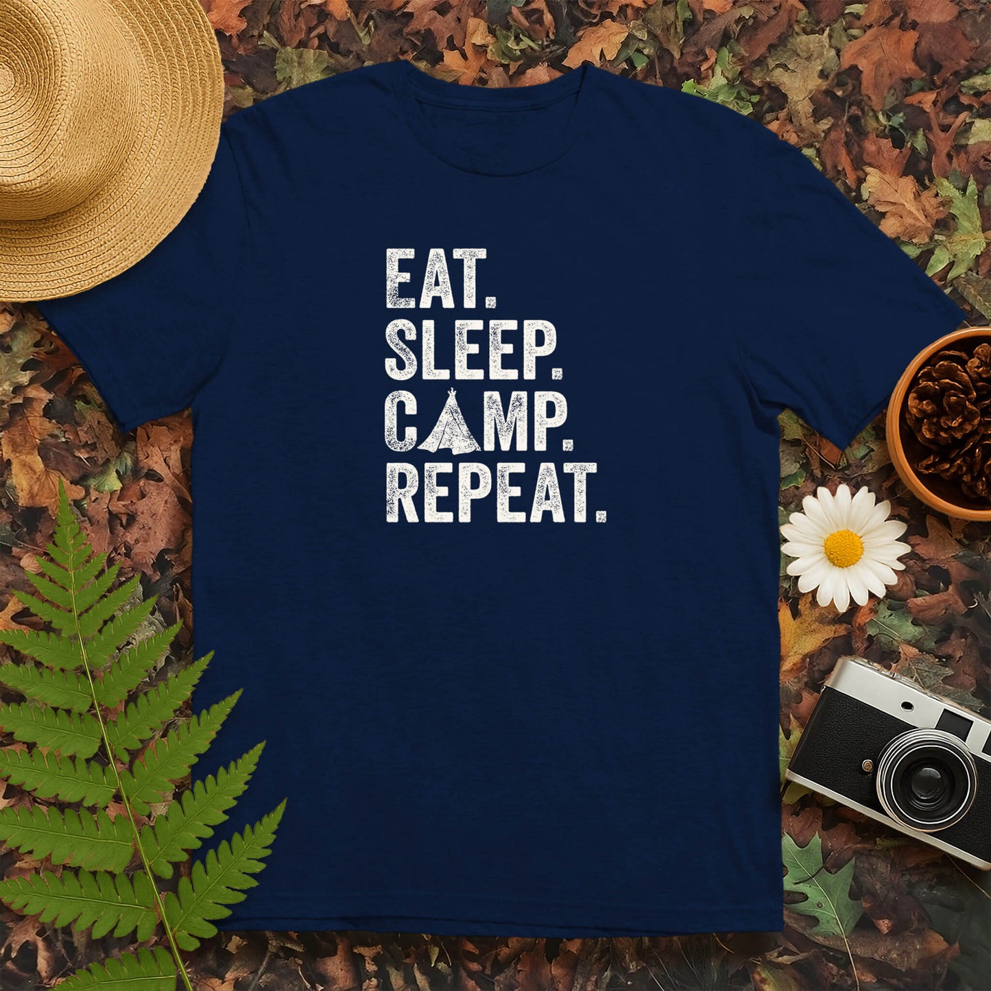 Eat Sleep Camp Repeat T-Shirt
