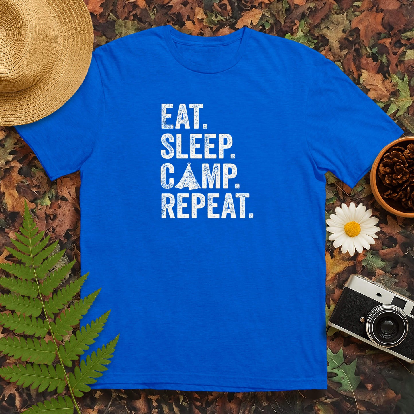 Eat Sleep Camp Repeat T-Shirt