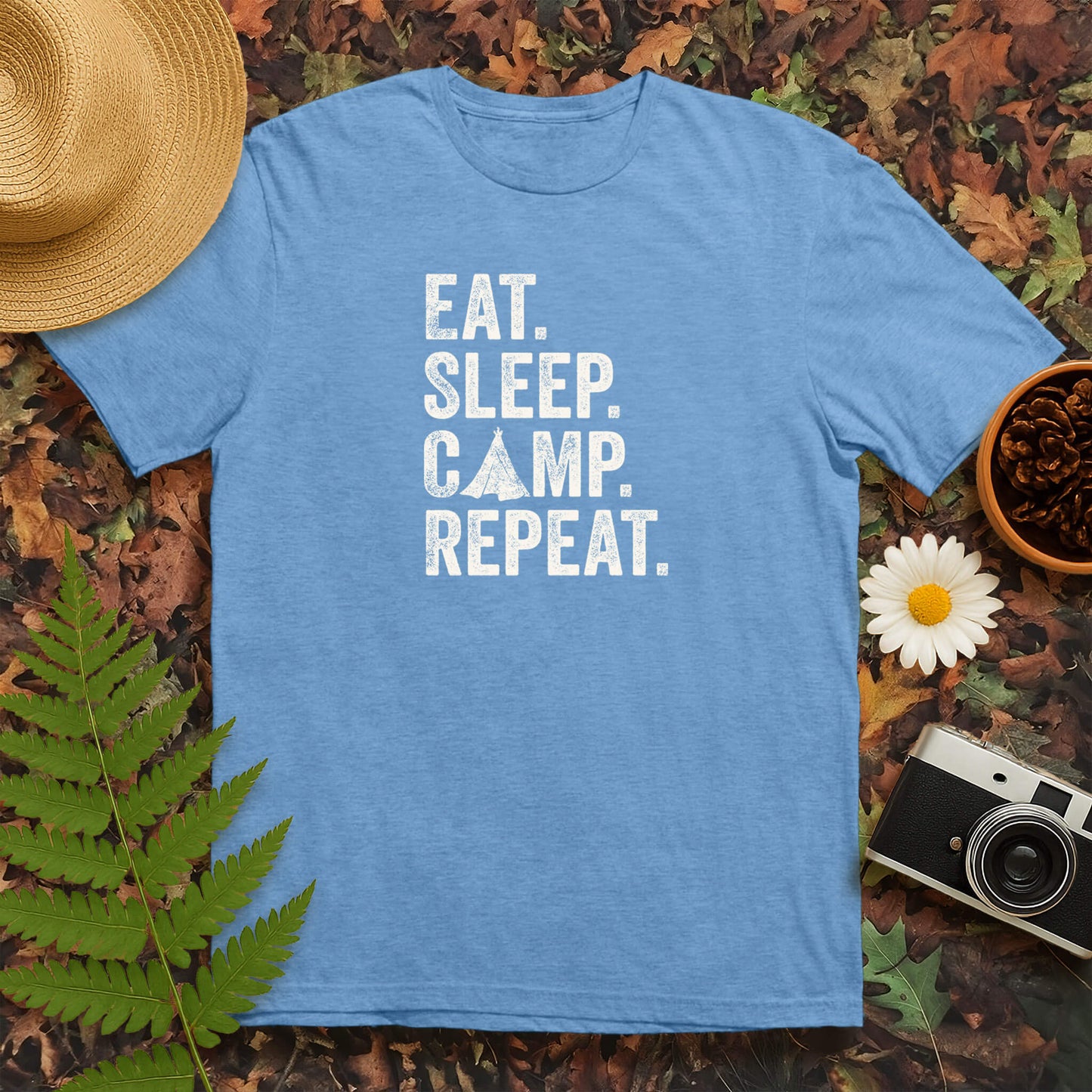 Eat Sleep Camp Repeat T-Shirt