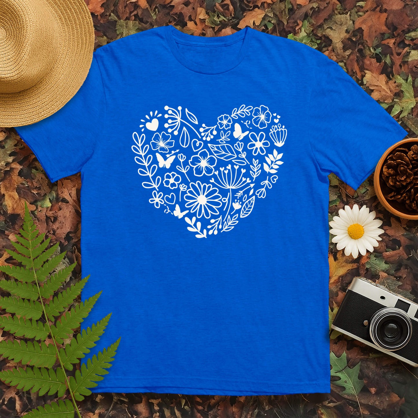 Heart Flowers T-Shirt