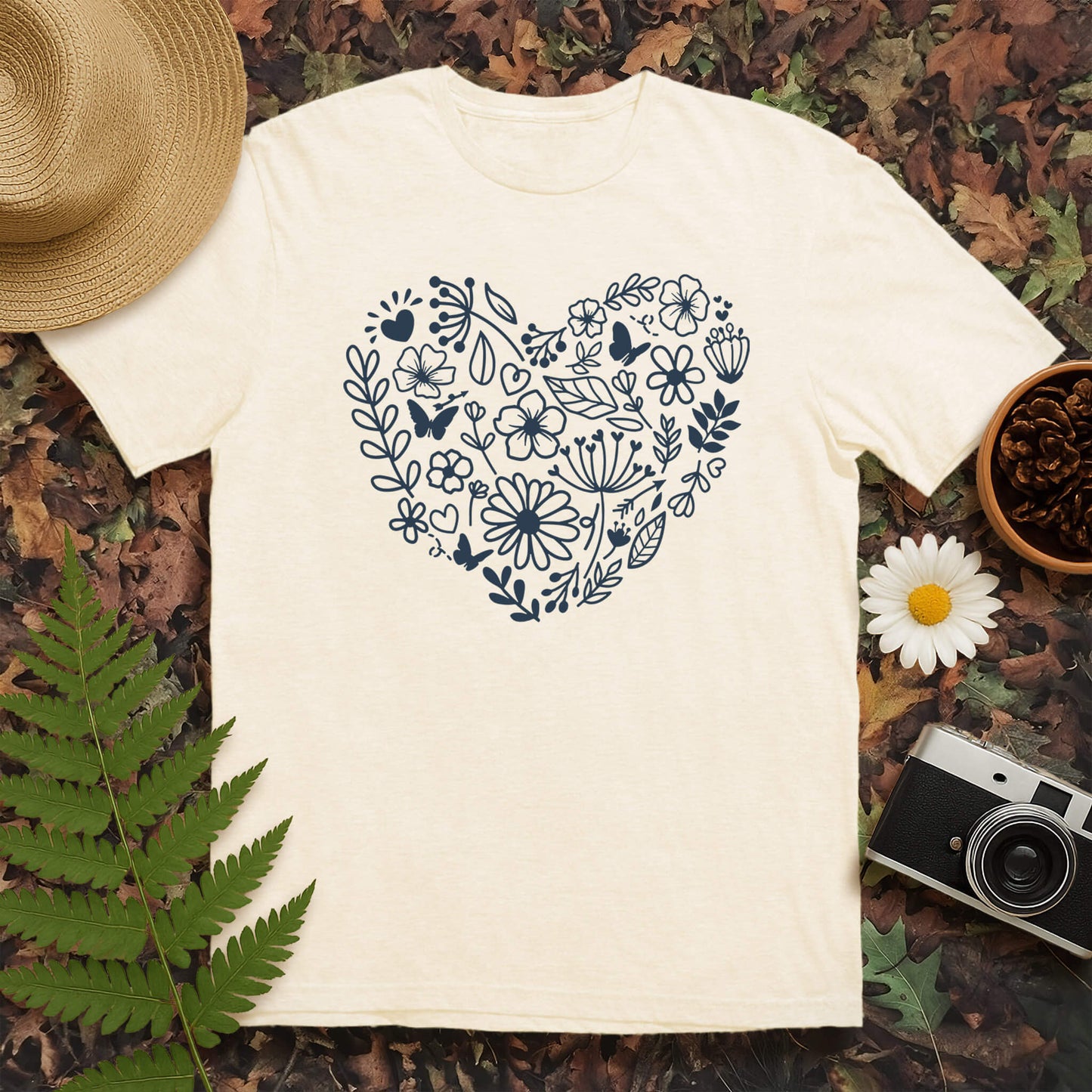 Heart Flowers T-Shirt