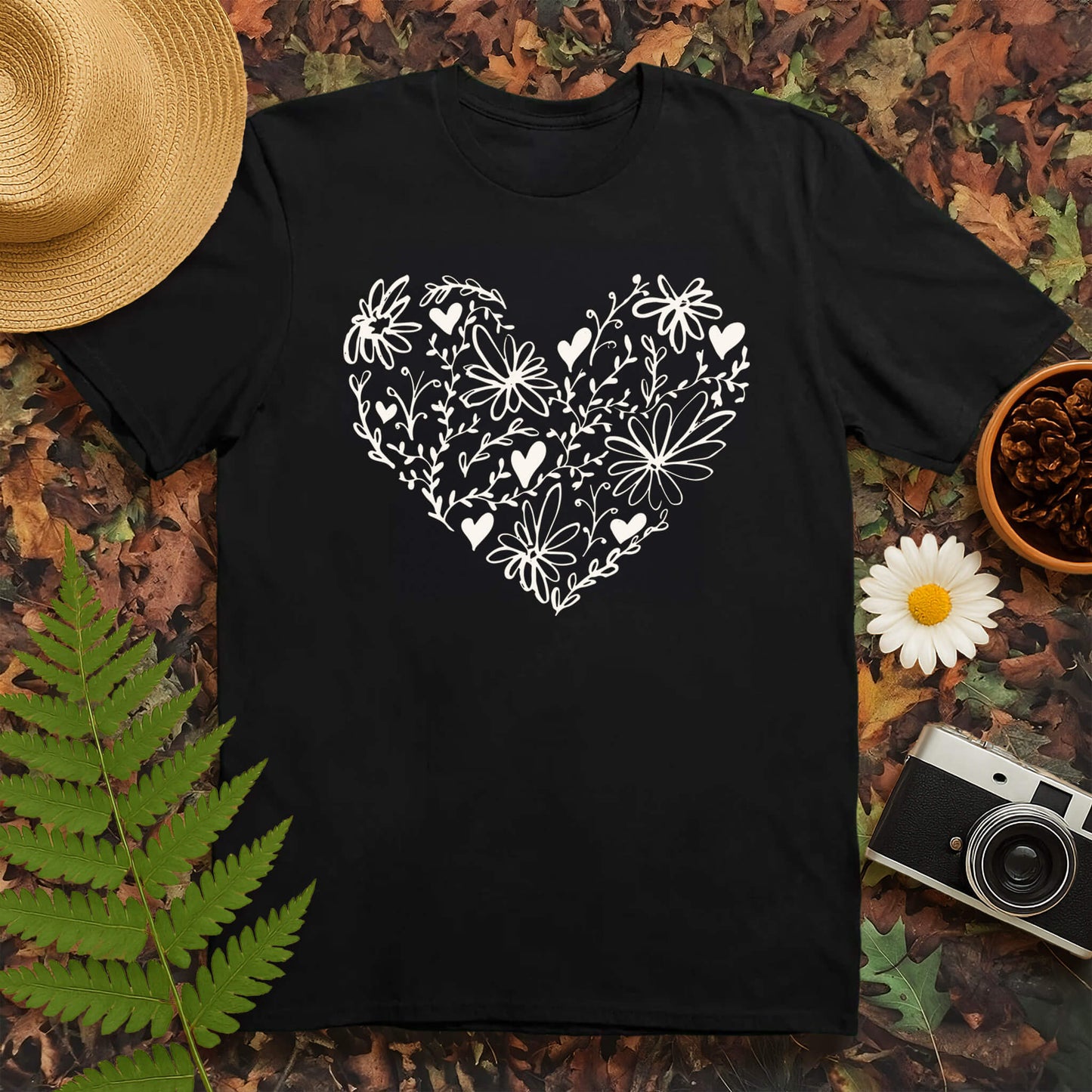 Line Heart T-Shirt