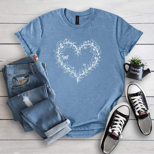 011-01 Heart Vines T-Shirt