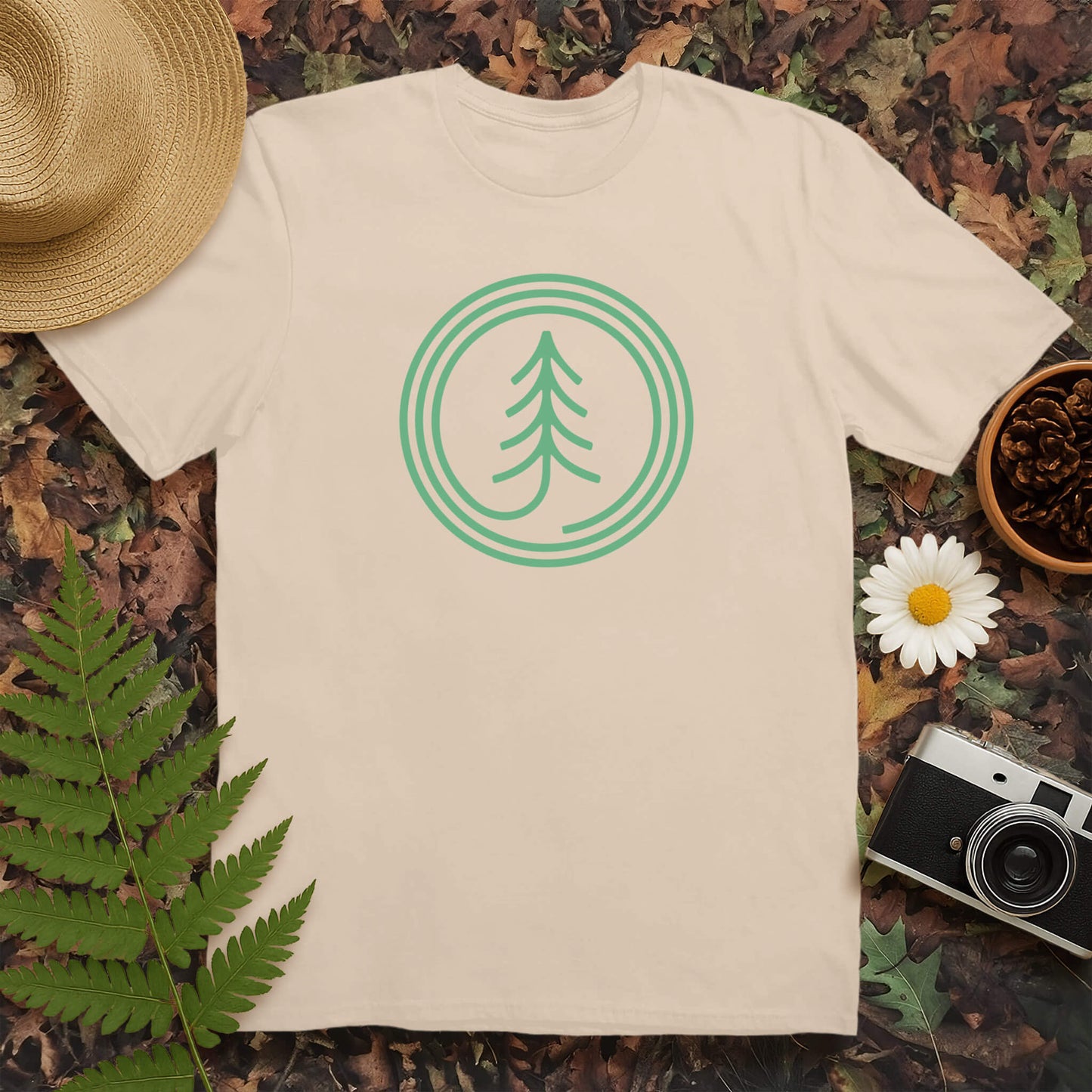 Spiral Pine Tree T-Shirt