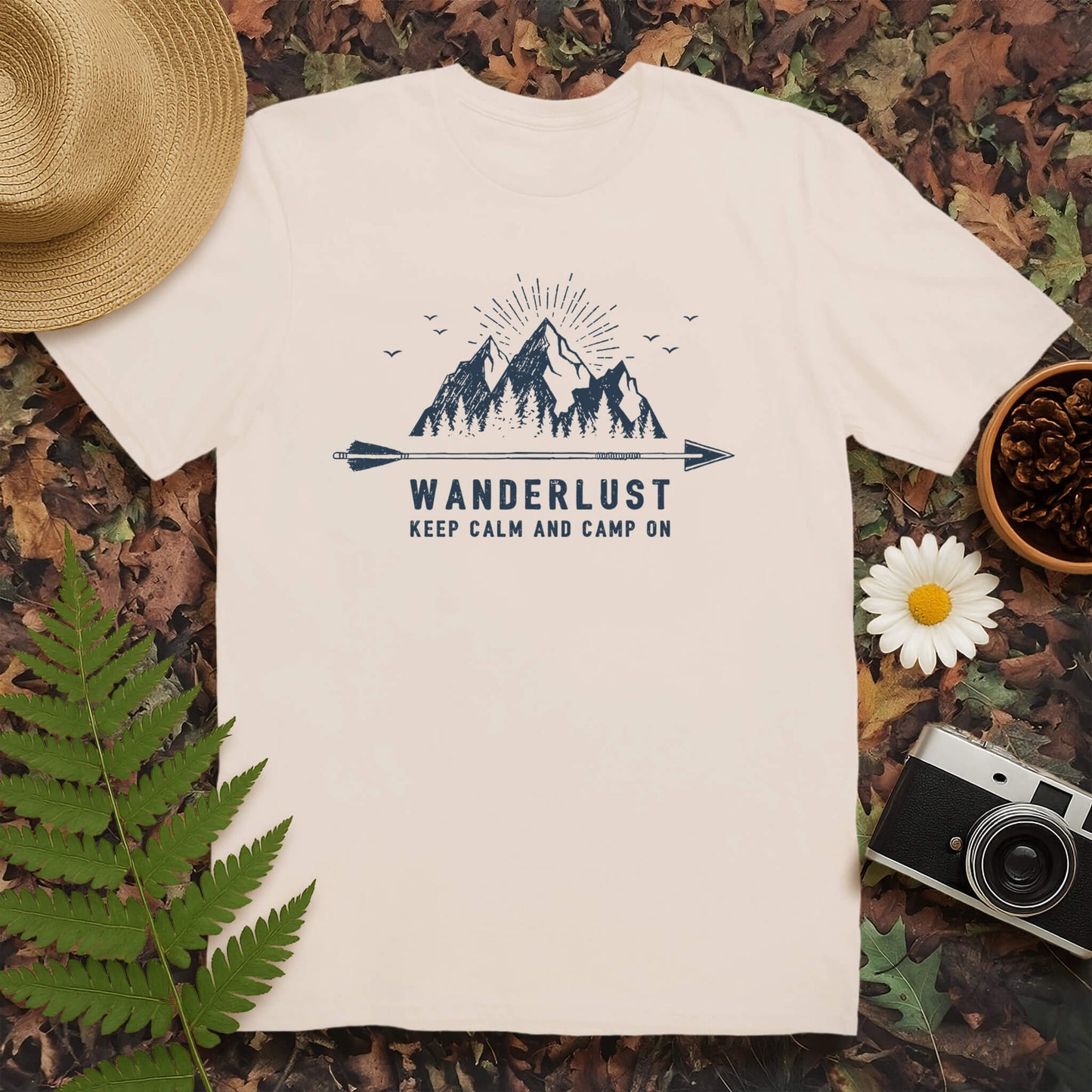 Wanderlust Keep Calm T-Shirt
