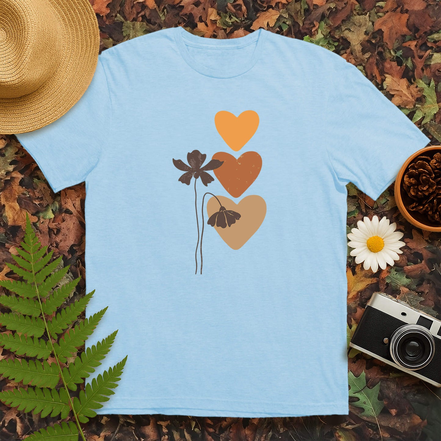 Floral Hearts T-Shirt