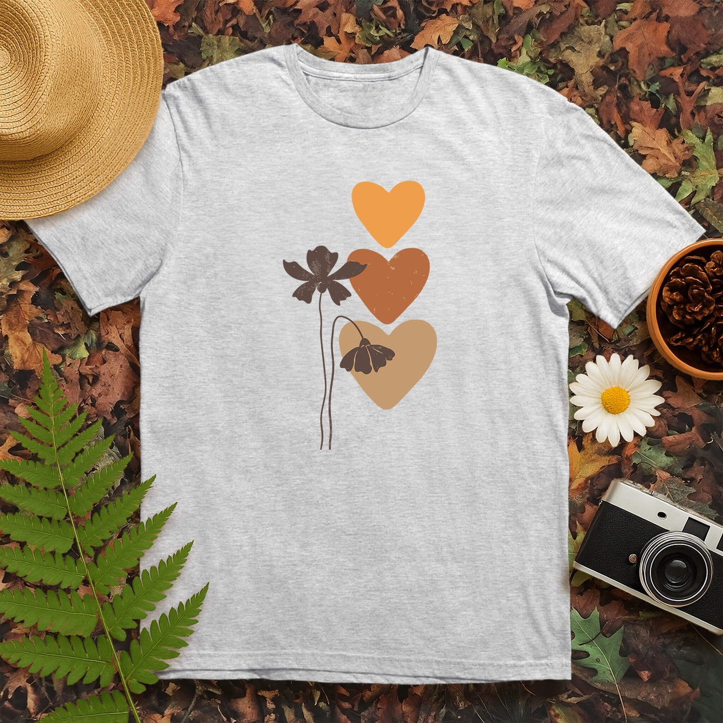 Floral Hearts T-Shirt