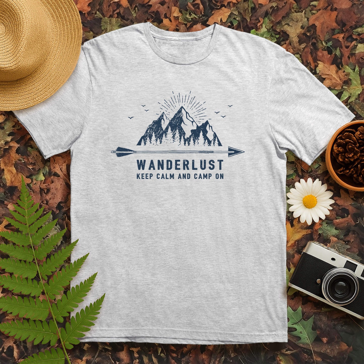 Wanderlust Keep Calm T-Shirt