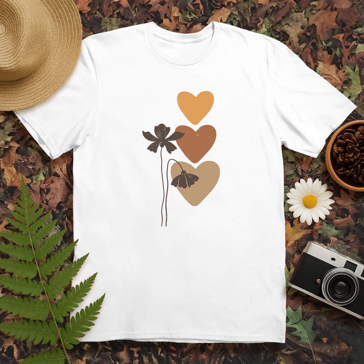 Floral Hearts T-Shirt