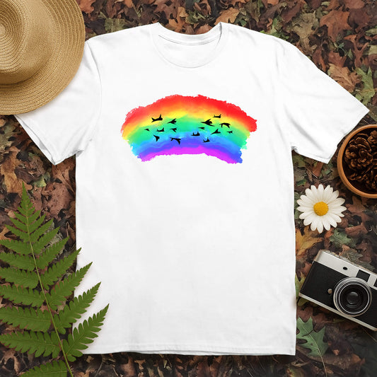 Rainbow Birds T-Shirt