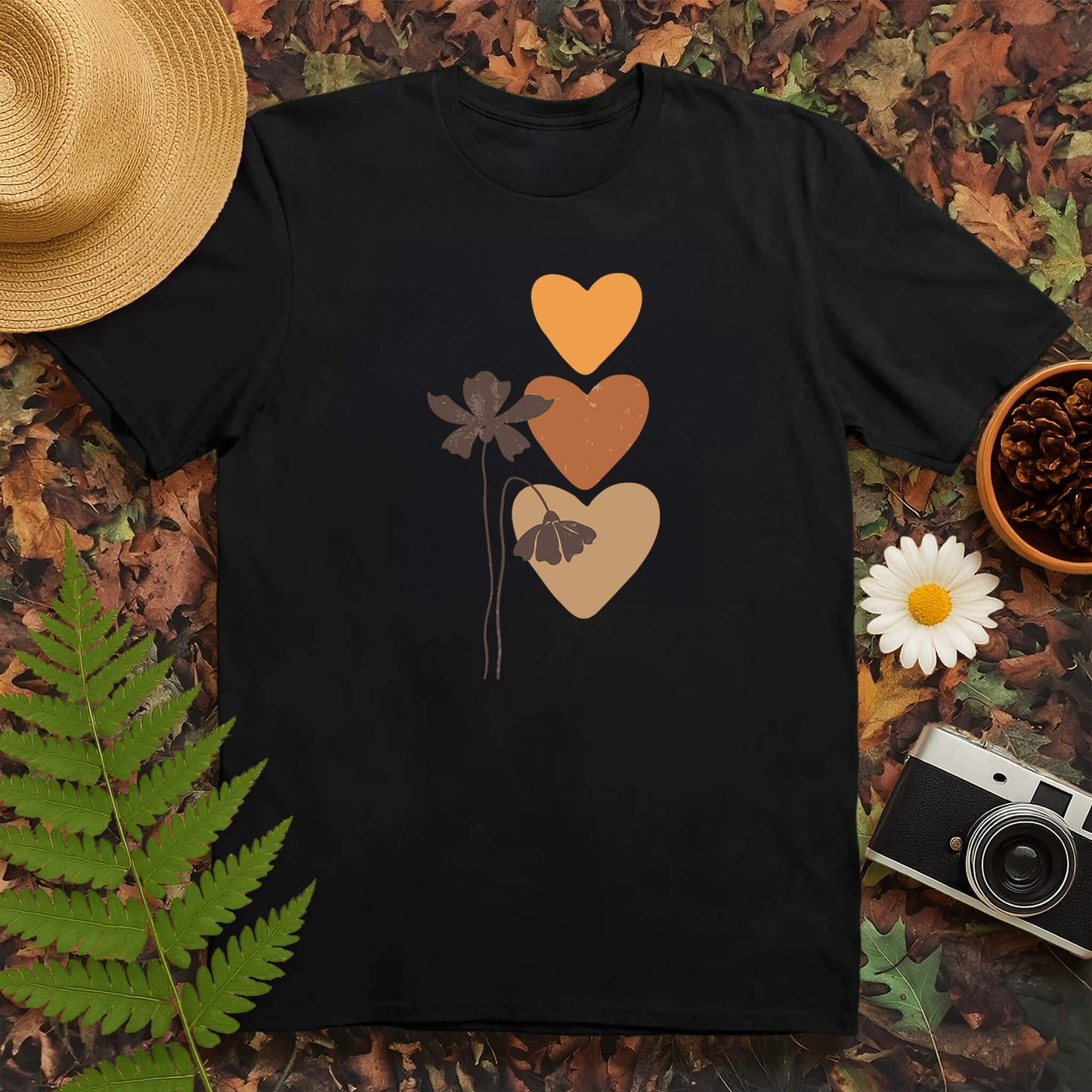 Floral Hearts T-Shirt