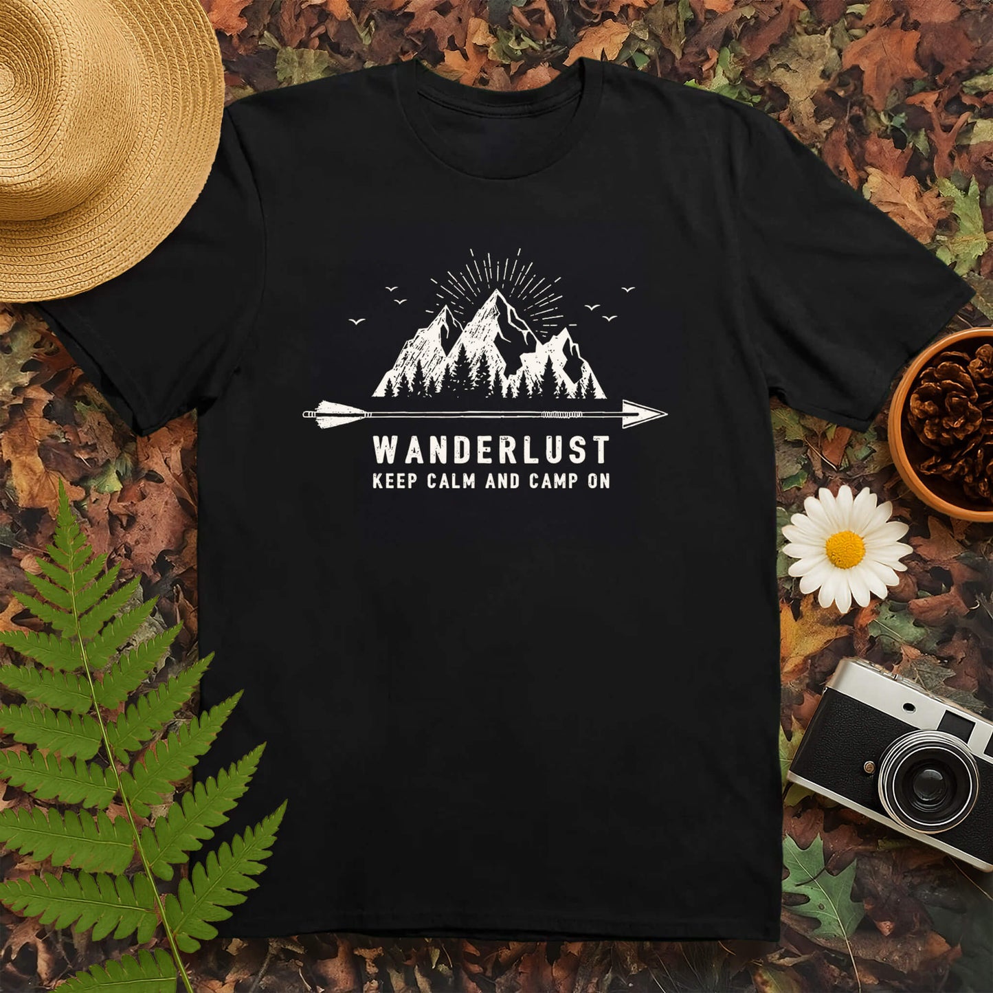 Wanderlust Keep Calm T-Shirt
