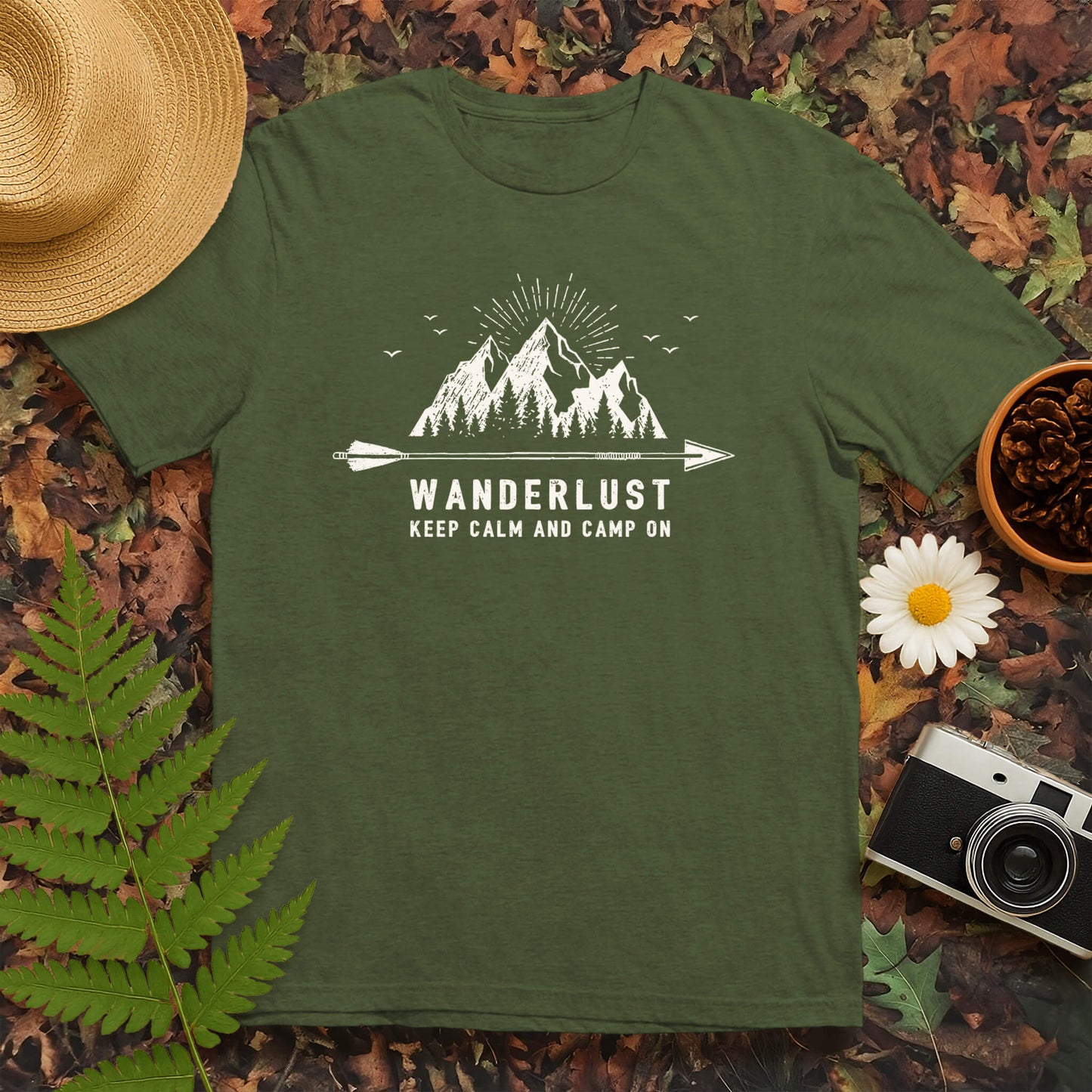 Wanderlust Keep Calm T-Shirt