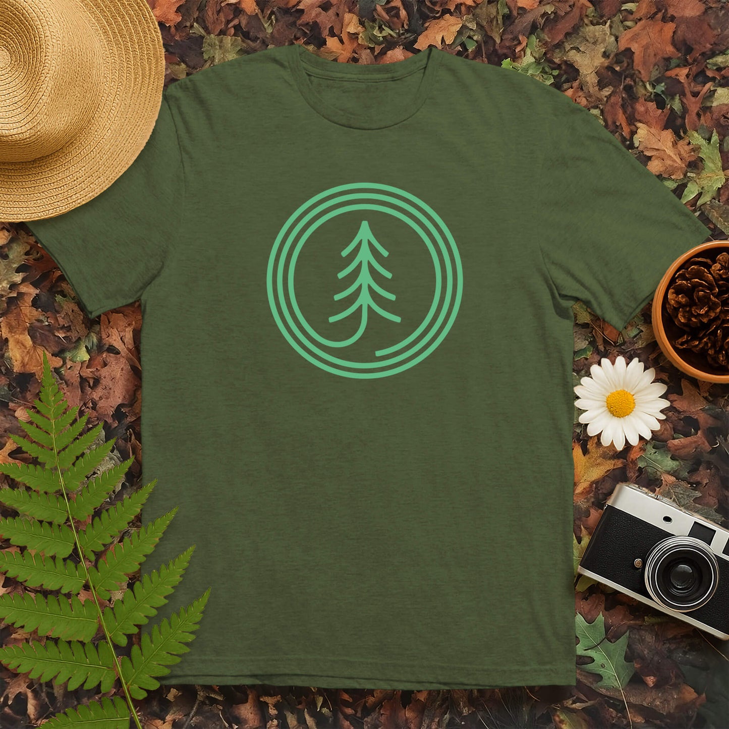 Spiral Pine Tree T-Shirt