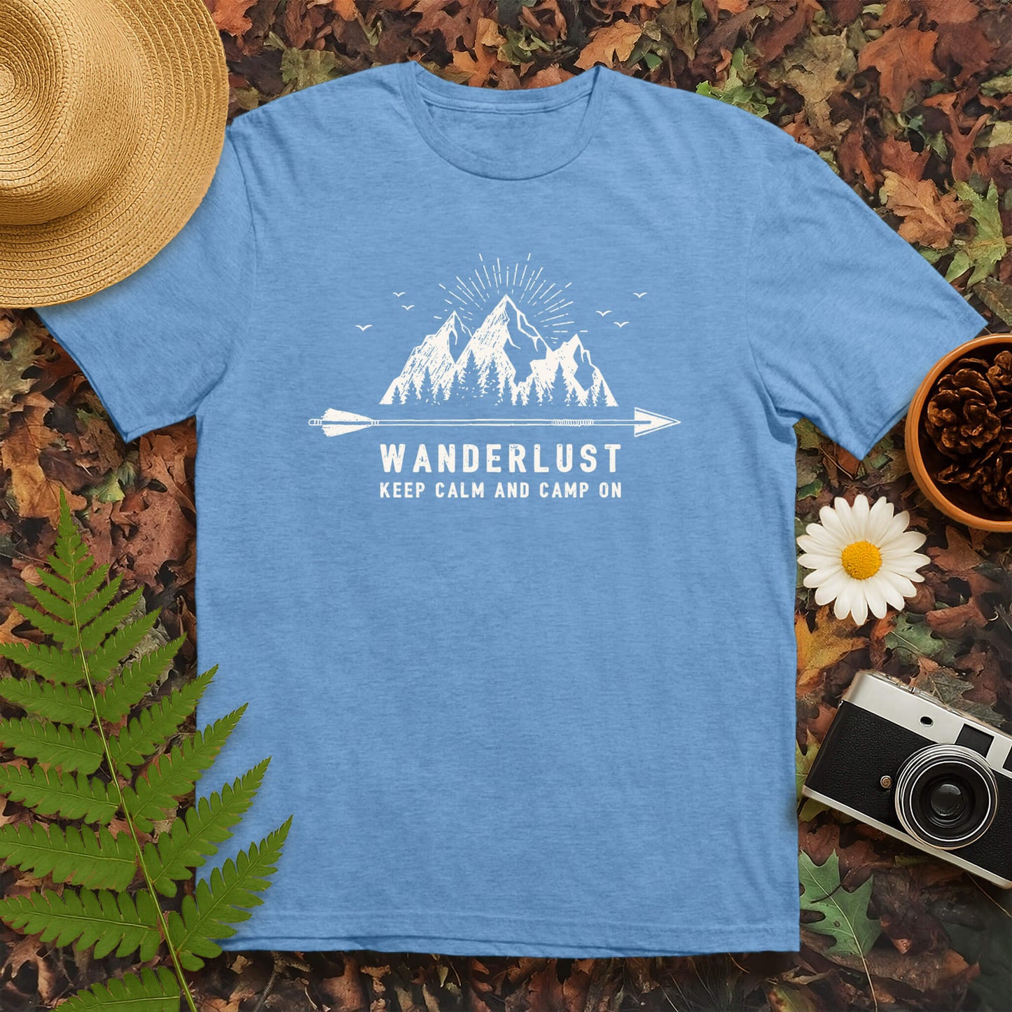 Wanderlust Keep Calm T-Shirt