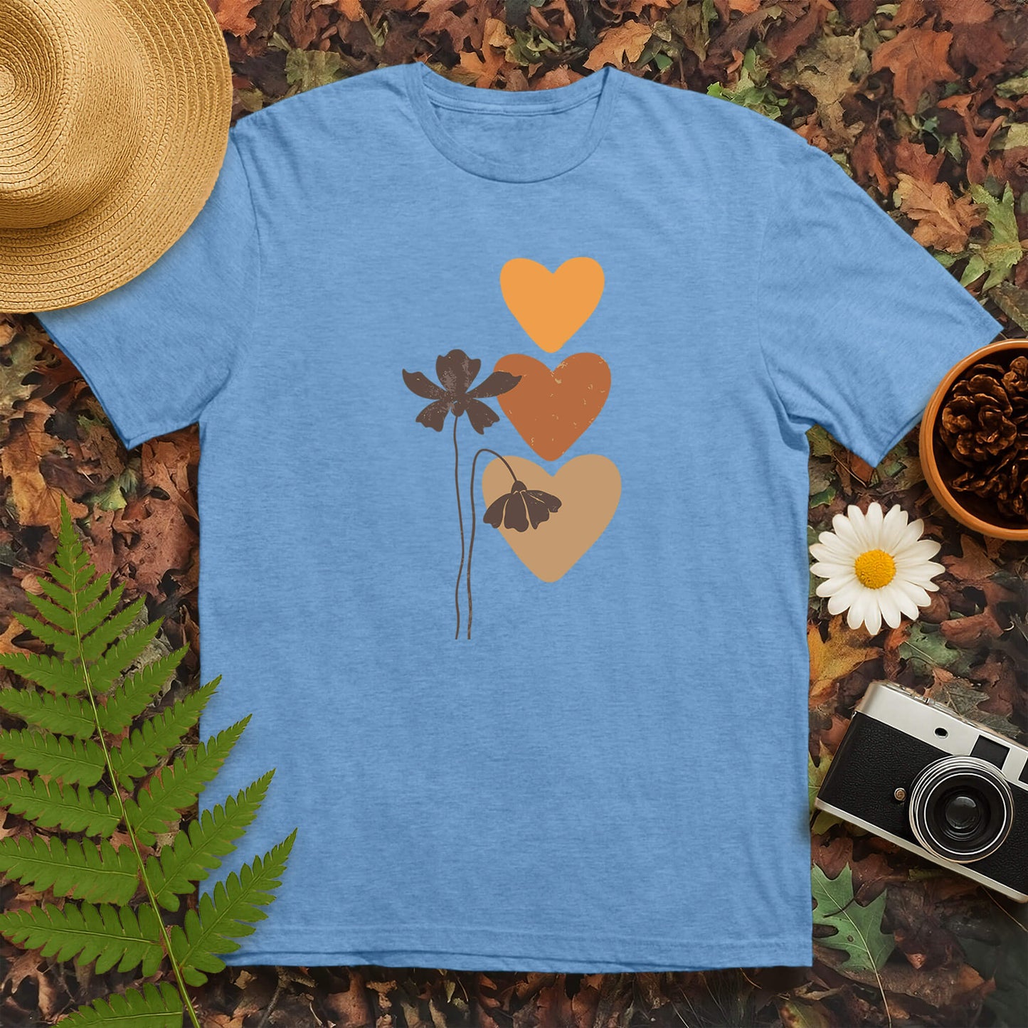 Floral Hearts T-Shirt