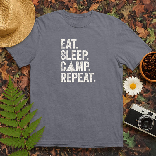 Eat Sleep Camp Repeat T-Shirt