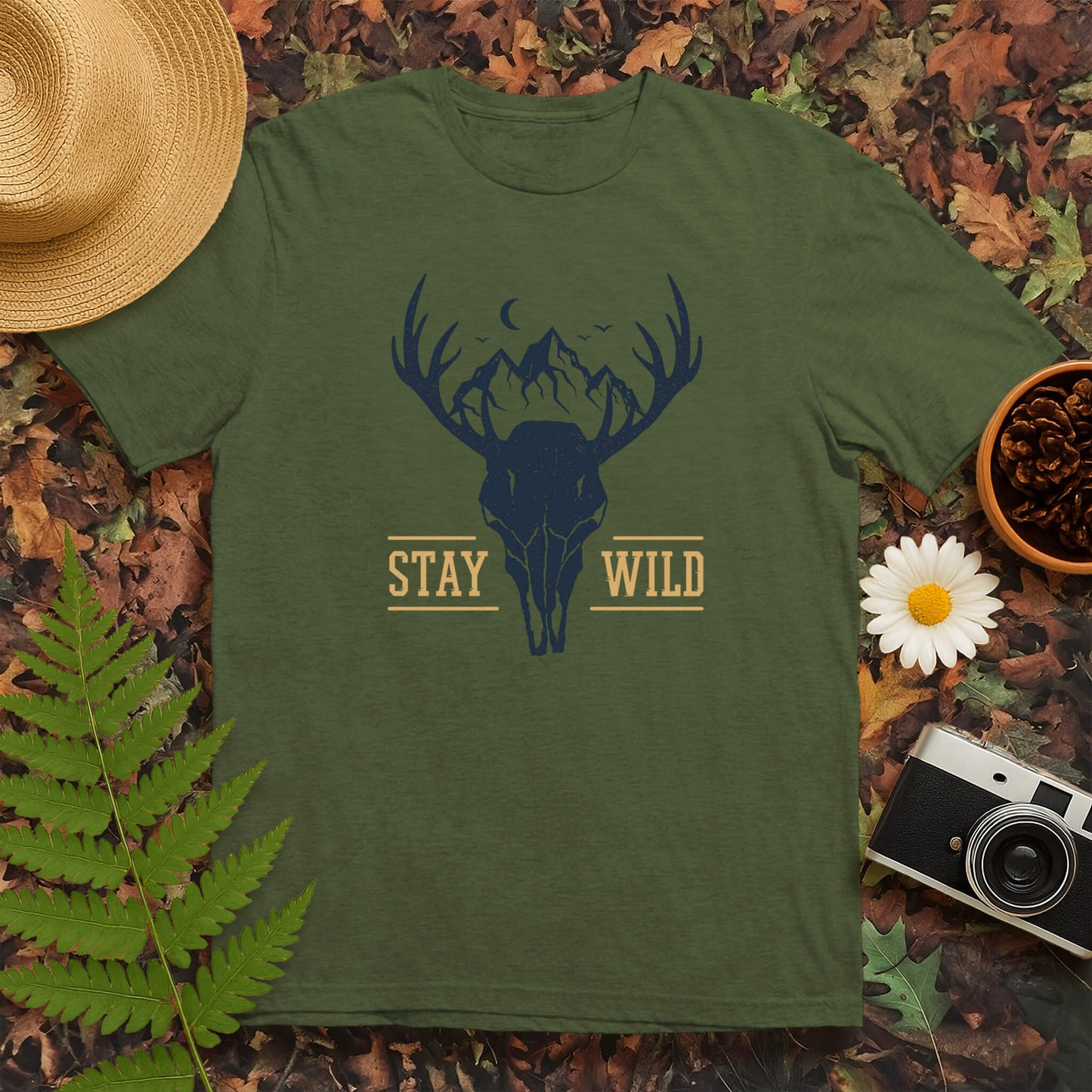 Stay Wild Stag T-Shirt