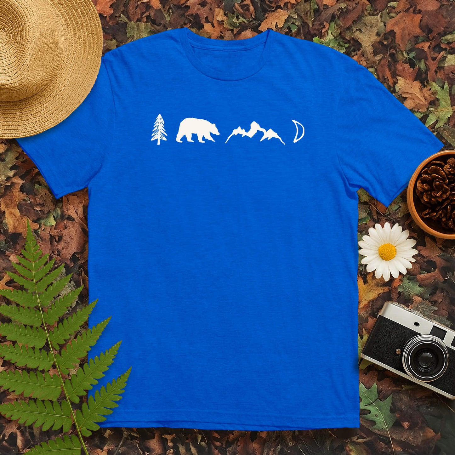 Tree Bear Mountain Moon T-Shirt