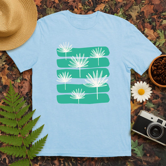 Teal Leaves T-Shirt