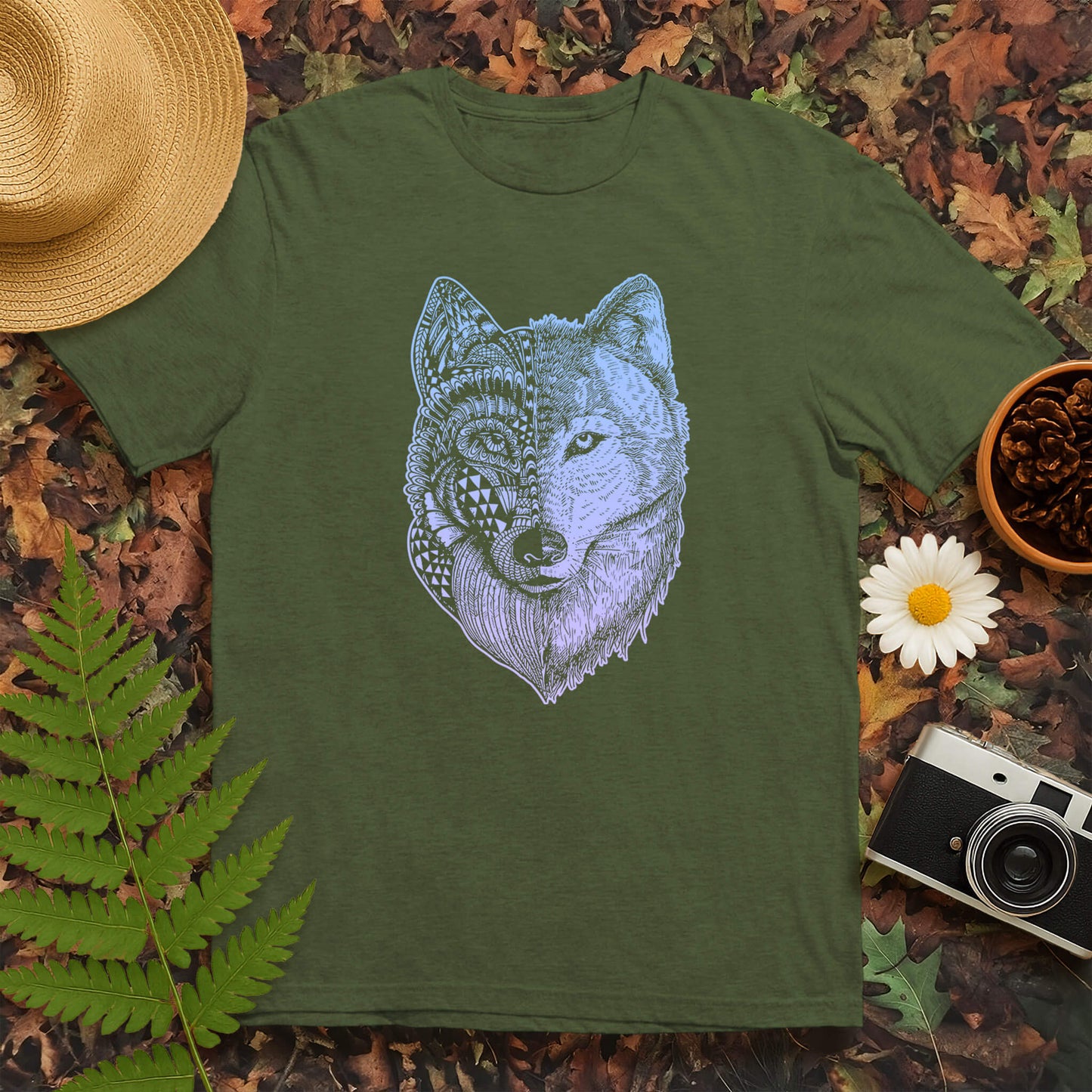 Spirit Wolf Moonlit T-Shirt