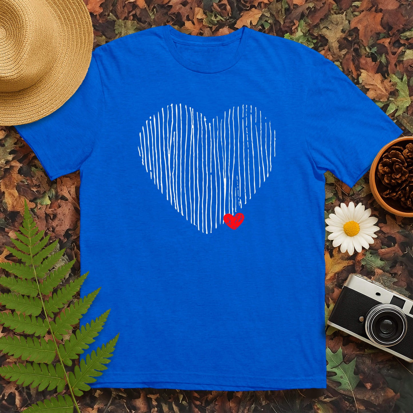 Lined Heart T-Shirt
