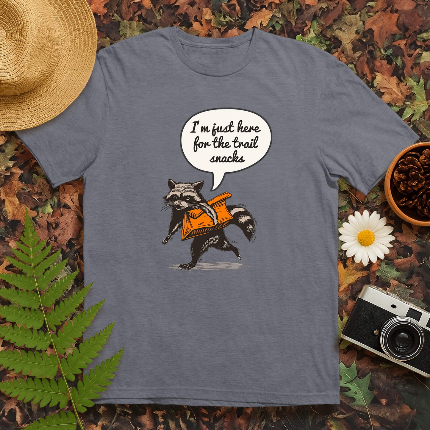 Just Here for the Trail Snacks T-Shirt