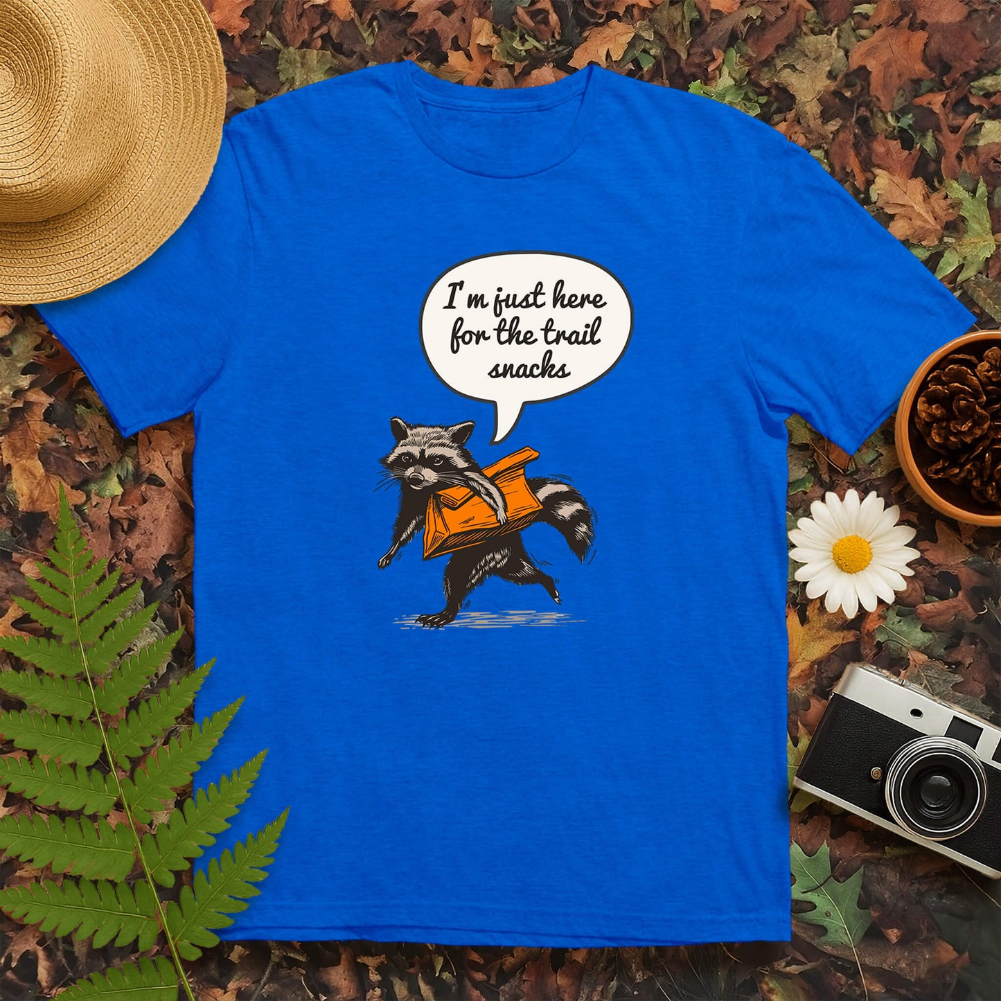 Just Here for the Trail Snacks T-Shirt