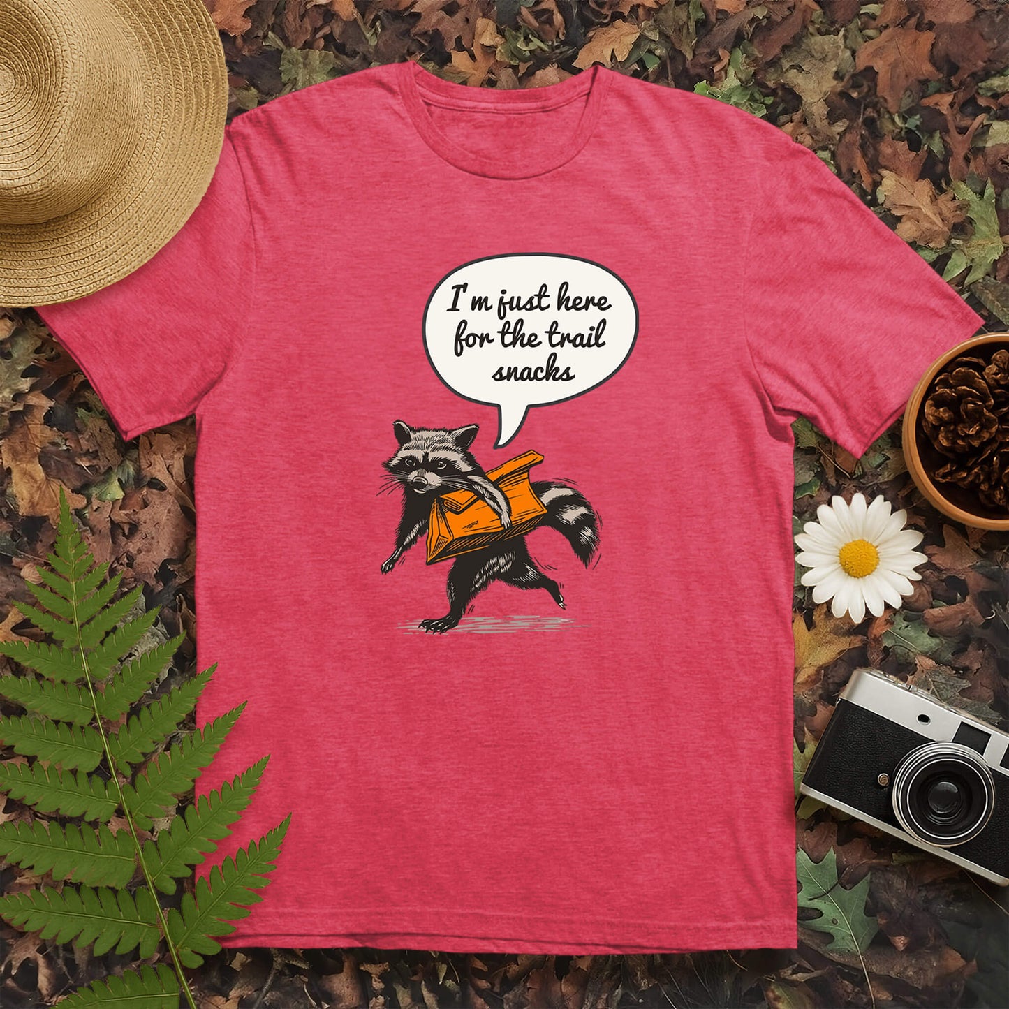 Just Here for the Trail Snacks T-Shirt