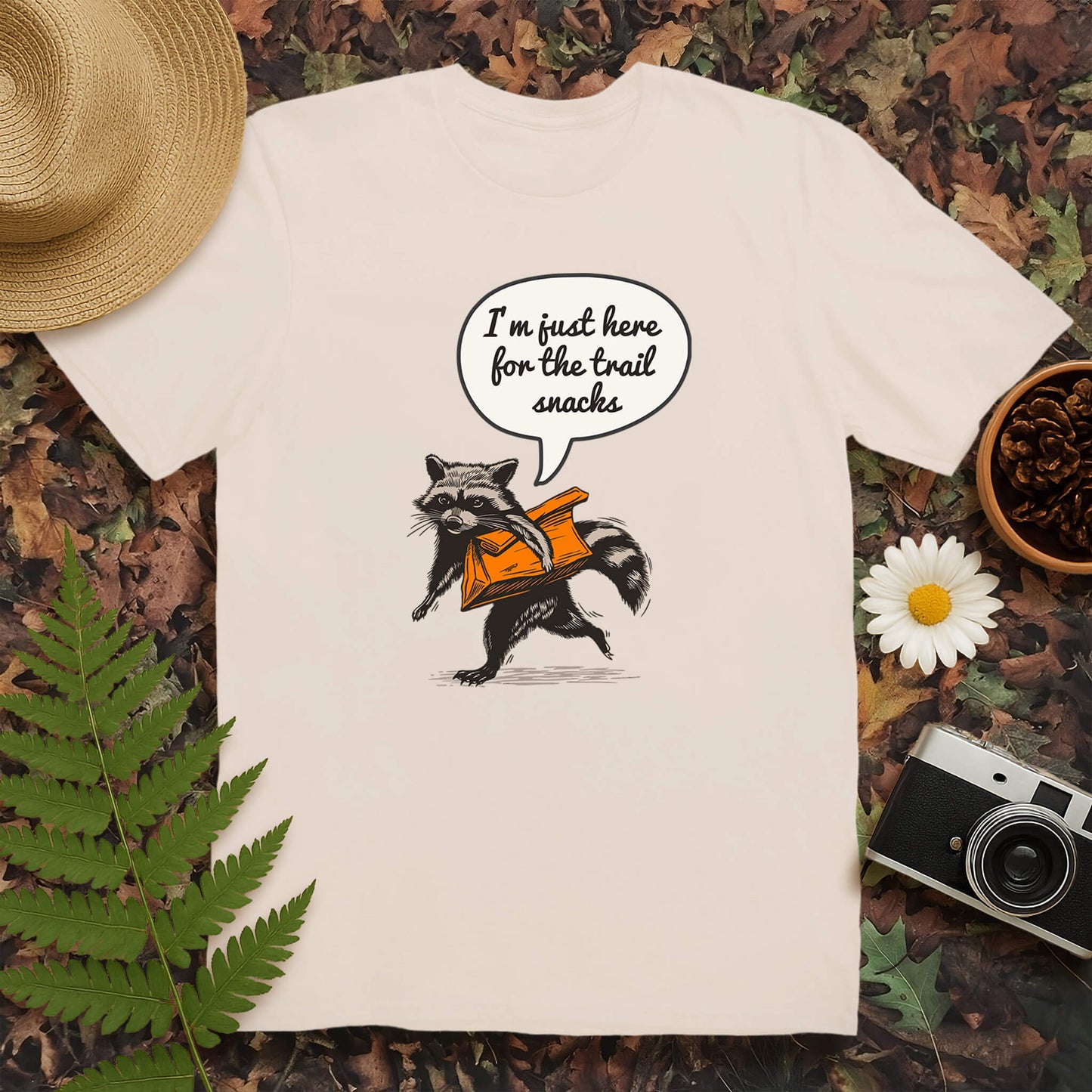 Just Here for the Trail Snacks T-Shirt