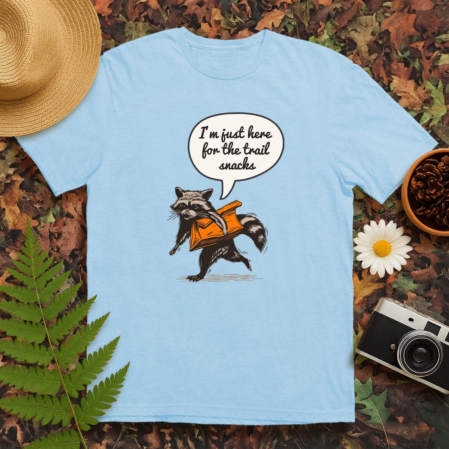 Just Here for the Trail Snacks T-Shirt